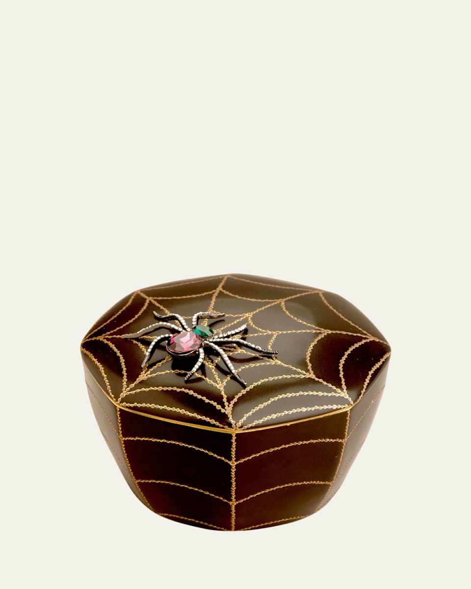 Black Spider Candle